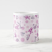 Muster für Vintage Kleintiere Jumbo-Tasse (Vorderseite)