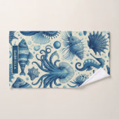 Muster für Vintage Meereswelt Badhandtuch Set (Handtuch)