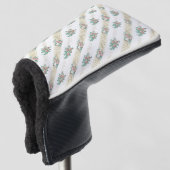 Muster für Vintage Rose - Golf Head Cover Headcover (3/4 Vorderseite)