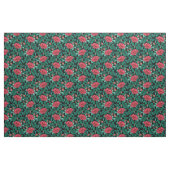Muster für Vintage Rote Rosen Stoff (Yard (91,4 cm))