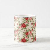 Muster für Vintage Shabby Chic-Rose Kaffeetasse (Mittel)