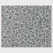 Muster für Vintage Uhr Geschenkpapier (Flach)