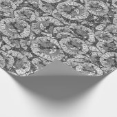 Muster für Vintage Uhr Geschenkpapier (Ecke)