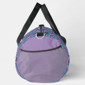 Muster für Violet Blue Flowers Duffle Bag (Rechts)