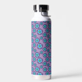 Muster für Violet Blue Flowers Trinkflasche (Links)