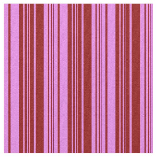 Muster für violette und dunkle rote Linien Stoff (Nahaufnahme)