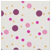 Muster für violette und rosa Punkte Stoff (Nahaufnahme)