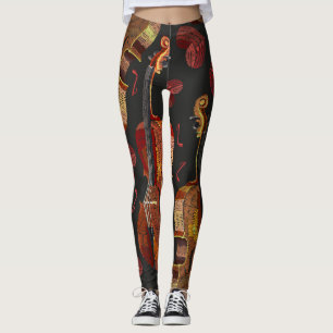 Muster für Violin Red Heart Music Leggings