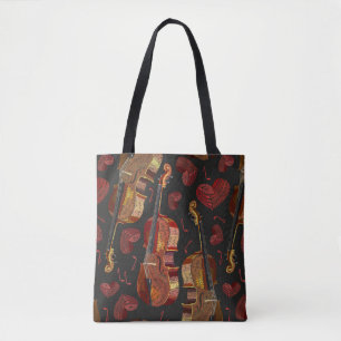 Muster für Violin Red Heart Music Tasche