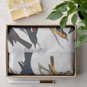 Muster für Vögel und Branchen Seidenpapier (Geschenk)