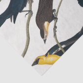 Muster für Vögel und Branchen Seidenpapier (Detail)