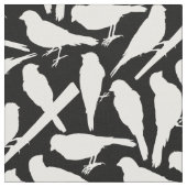 Muster für Vogelarten Stoff (Nahaufnahme)