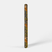 Muster für Waldkreaturen und Blätter Samsung Galaxy Hülle (Rechte Seite)