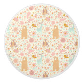 Muster für Waldtiere Keramikknauf (Vorderseite)