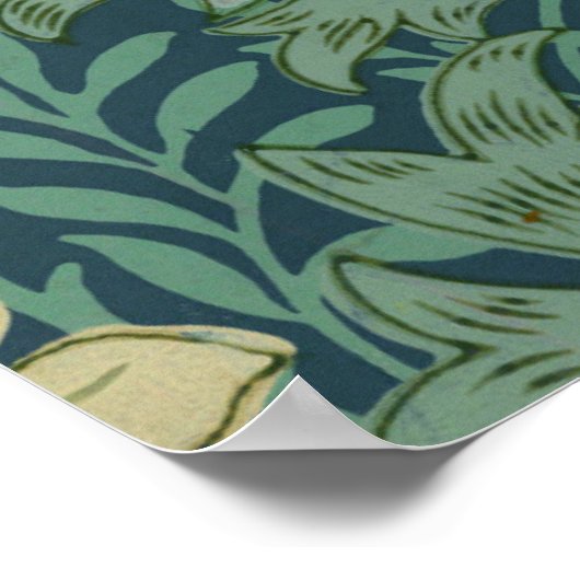 Muster für Wallpaper mit Chrysanthemum Poster (Ecke)