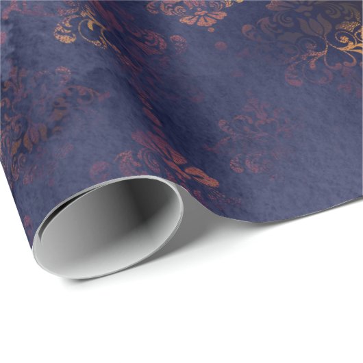 Muster für Wasserfarbe und Kupferdach Geschenkpapier (Rolleneckpunkt)