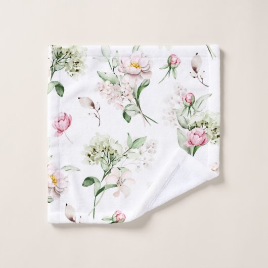 Muster für Wasserfarben Badhandtuch Set (Waschlappen)