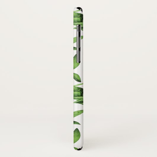 Muster für Wasserfarben-Blätter Case-Mate iPhone Hülle (Hinten/Links)