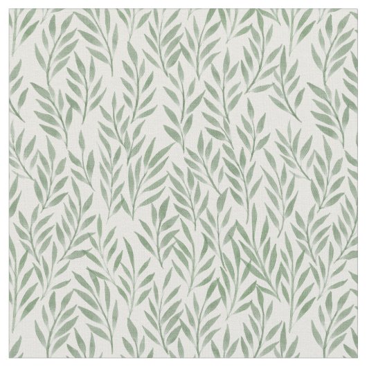 Muster für Wasserfarben-Blätter Stoff (Nahaufnahme)