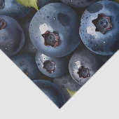 Muster für Wasserfarben-Blaubeeren Seidenpapier (Ausschnitt)