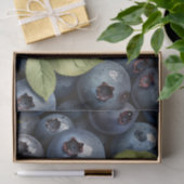 Muster für Wasserfarben-Blaubeeren Seidenpapier (Geschenk)
