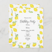 Muster für Wasserfarben Einladung (Vorne/Hinten)