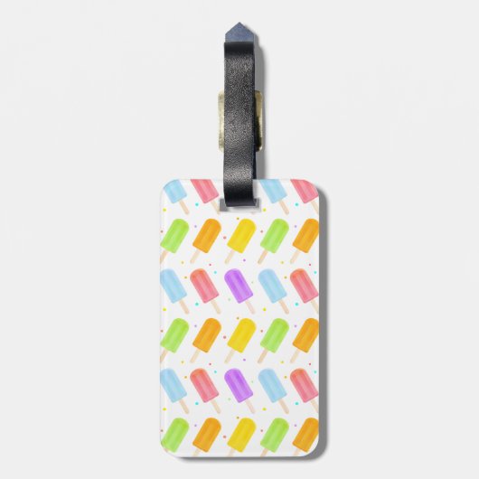 Muster für Wasserfarben Gepäckanhänger (Rückseite vertikal)