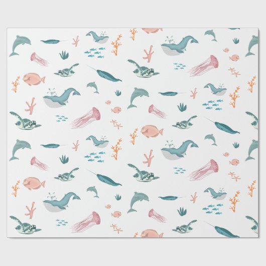 Muster für Wasserfarben Geschenkpapier (Flach)