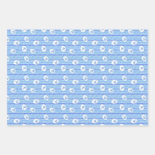 Muster für Wasserfarben Geschenkpapier Set (Vorderseite 2)