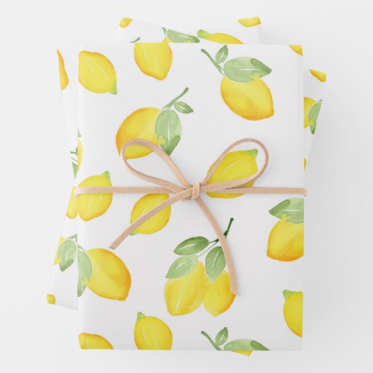 Muster für Wasserfarben Geschenkpapier Set (Beispiel)