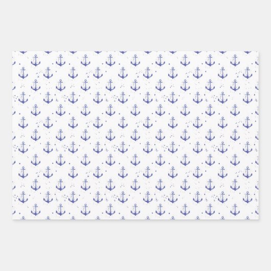 Muster für Wasserfarben Geschenkpapier Set (Vorderseite 3)