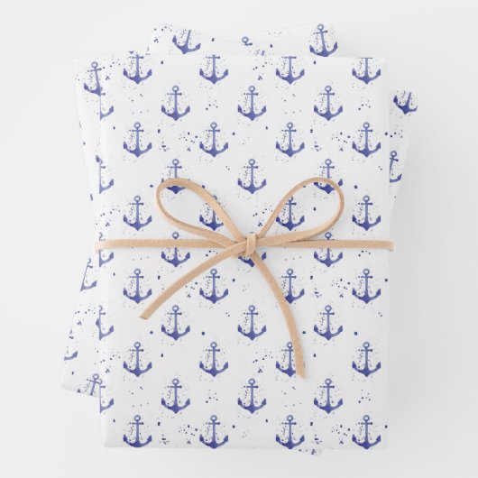 Muster für Wasserfarben Geschenkpapier Set (Beispiel)