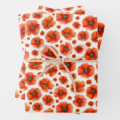 Muster für Wasserfarben Geschenkpapier Set (Beispiel)