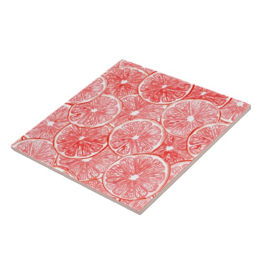 Muster für Wasserfarben-Grapefruits Fliese (Seite)