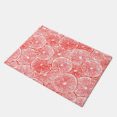 Muster für Wasserfarben-Grapefruits Fußmatte (Schrägansicht)