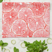 Muster für Wasserfarben-Grapefruits Handtuch (Gefaltet)