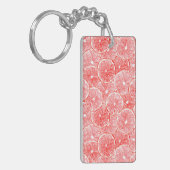 Muster für Wasserfarben-Grapefruits Schlüsselanhänger (Vorderseite links)