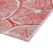 Muster für Wasserfarben-Grapefruits Schneidebrett (Ecke)