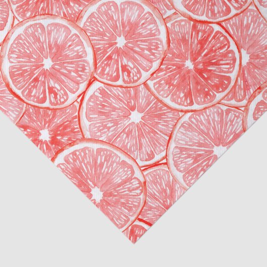 Muster für Wasserfarben-Grapefruits Seidenpapier (Ausschnitt)