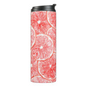 Muster für Wasserfarben-Grapefruits Thermosbecher (Nach links gedreht)