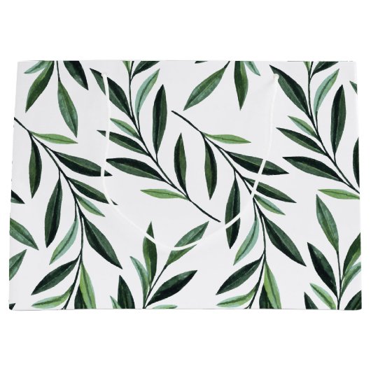 Muster für Wasserfarben Große Geschenktüte (Vorderseite)