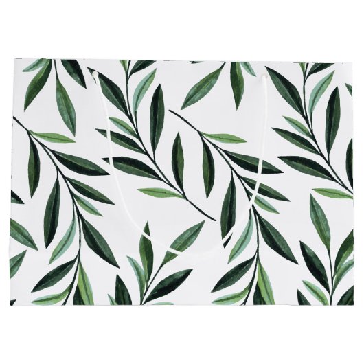 Muster für Wasserfarben Große Geschenktüte (Rückseite)