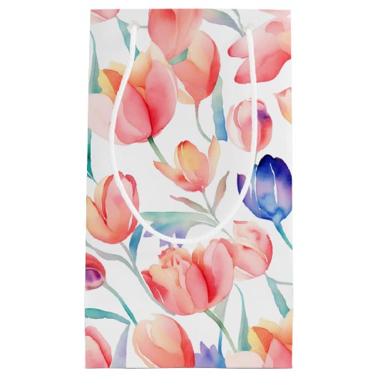 Muster für Wasserfarben Kleine Geschenktasche Kleine Geschenktüte (Vorderseite)