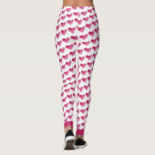 Muster für Wasserfarben Leggings (Rückseite)