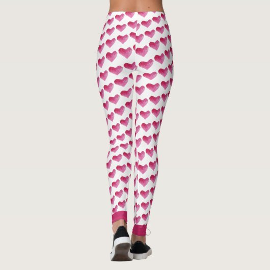 Muster für Wasserfarben Leggings (Rückseite)