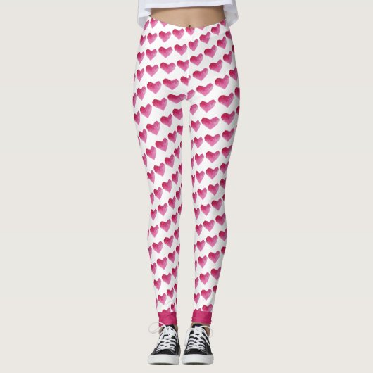 Muster für Wasserfarben Leggings (Vorderseite)