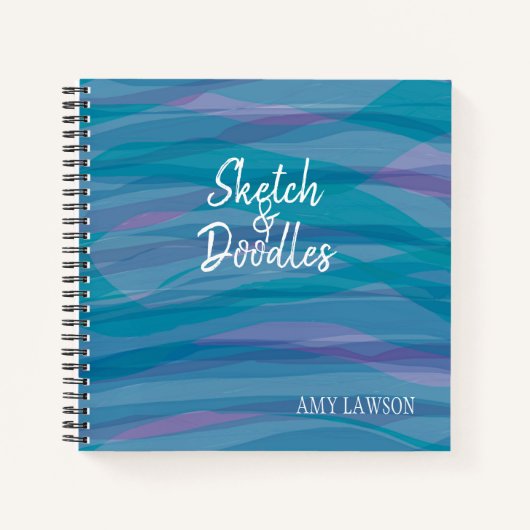 Muster für Wasserfarben Notizblock (Vorderseite)