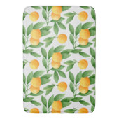 Muster für Wasserfarben oder Mandarinen Badematte (Vorderseite Vertikal)