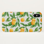 Muster für Wasserfarben oder Mandarinen Case-Mate iPhone Hülle (Rückseite (Horizontal))