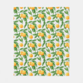 Muster für Wasserfarben oder Mandarinen Fleecedecke (Vorderseite)